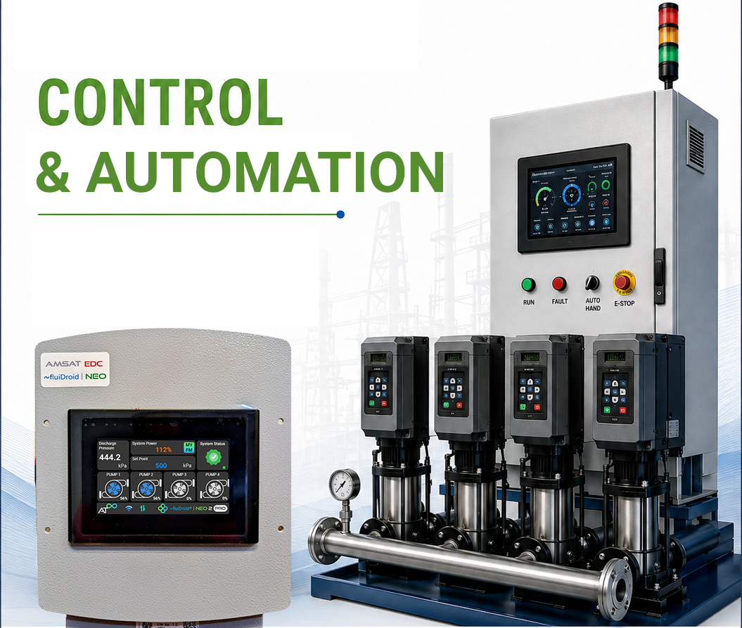 AMSAT control philosophy for pumping and HVAC systems.