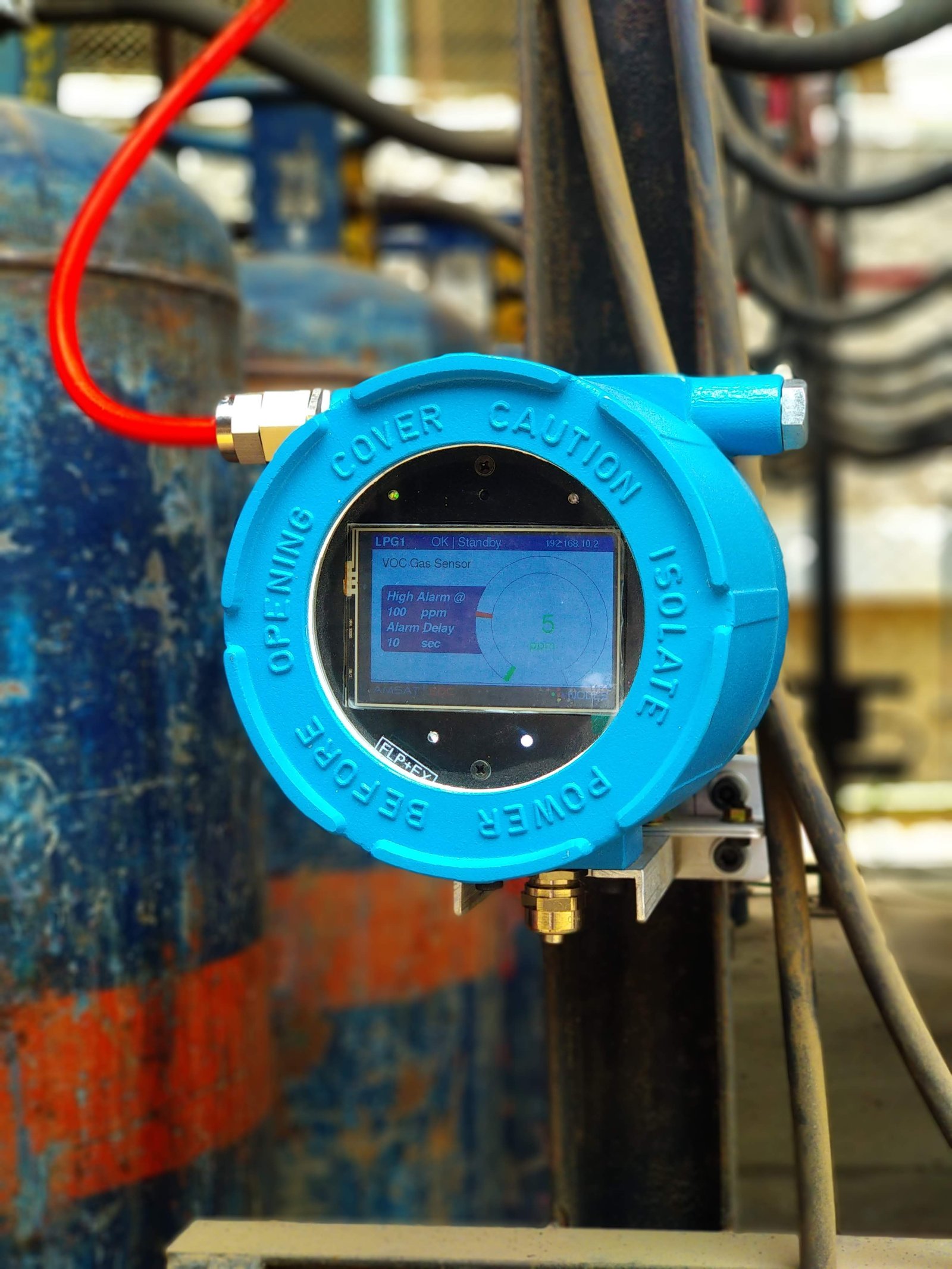 AMSAT field instrumentation in industrial service.