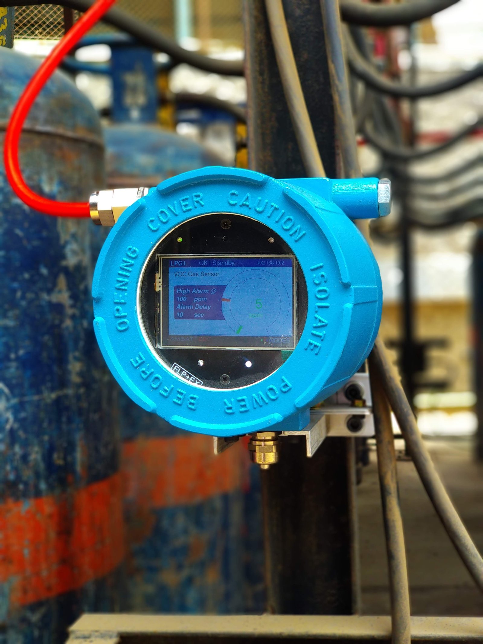 AMSAT instrumentation in industrial service.