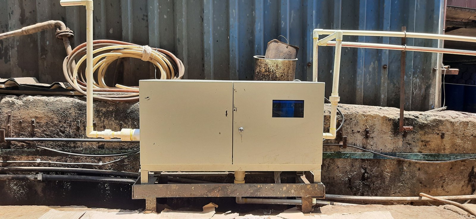 PANI effluent monitoring system — continuous wastewater discharge monitoring and control.